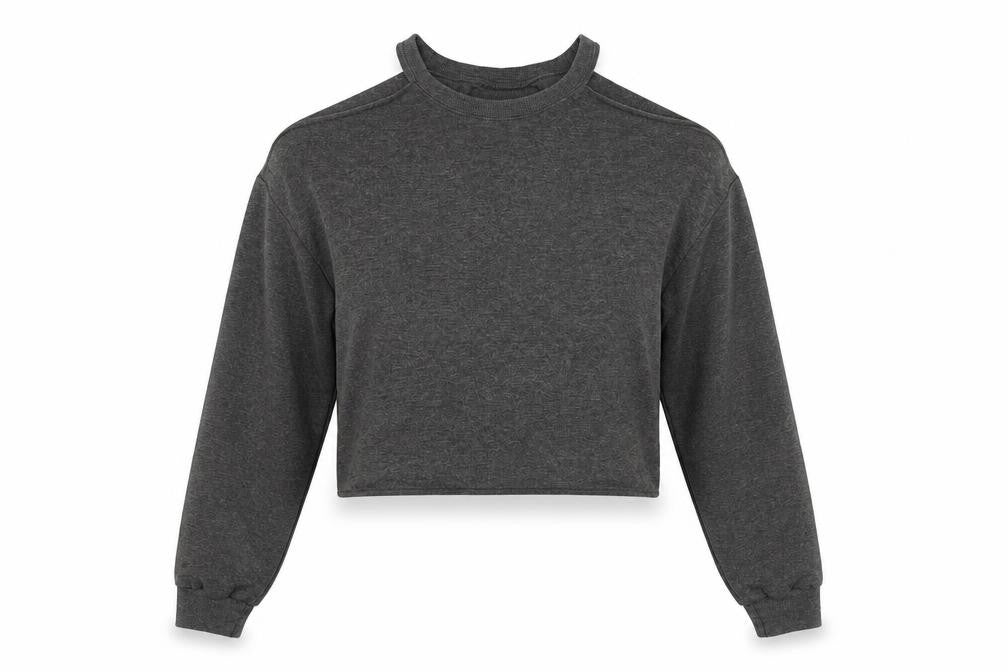 Preworn Womens Grey   Pullover Sweatshirt Size S