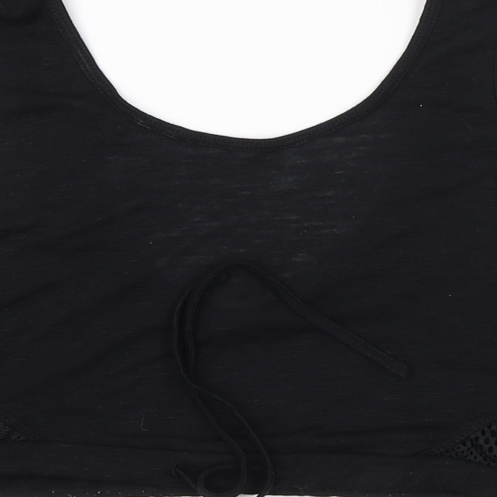Preworn Womens Black   Cropped Tank