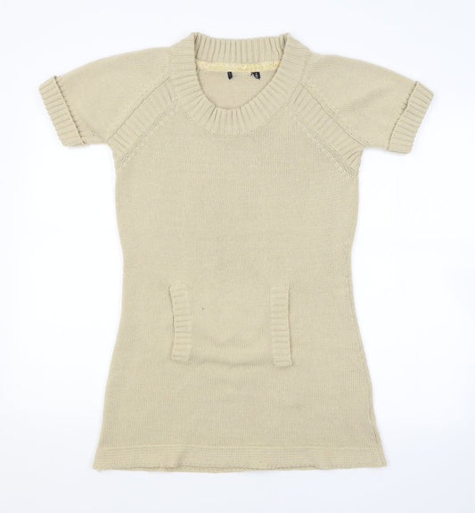 Preworn Womens Beige   Pullover Jumper Size 10