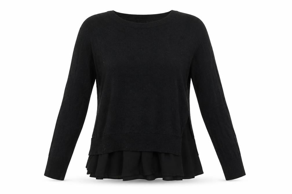 Topshop Womens Black   Pullover Jumper Size 12