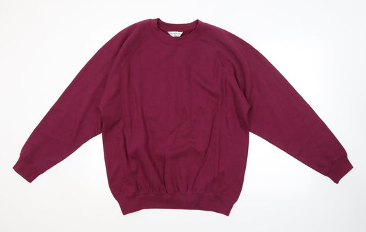 Kustom Kit Mens Purple   Pullover Jumper Size M