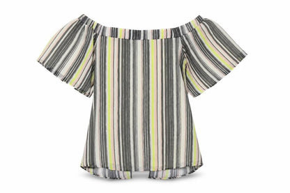 River Island Womens Multicoloured Striped  Basic Blouse Size 12