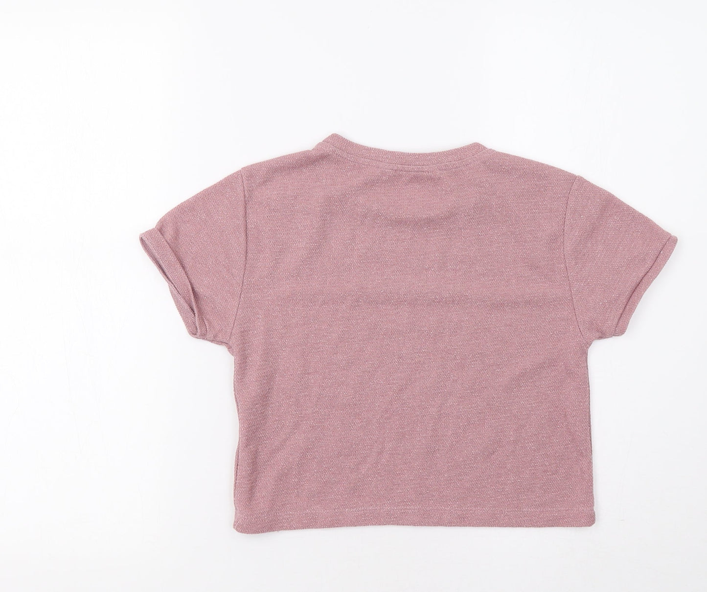 YD Girls Pink   Basic T-Shirt Size 11 Years
