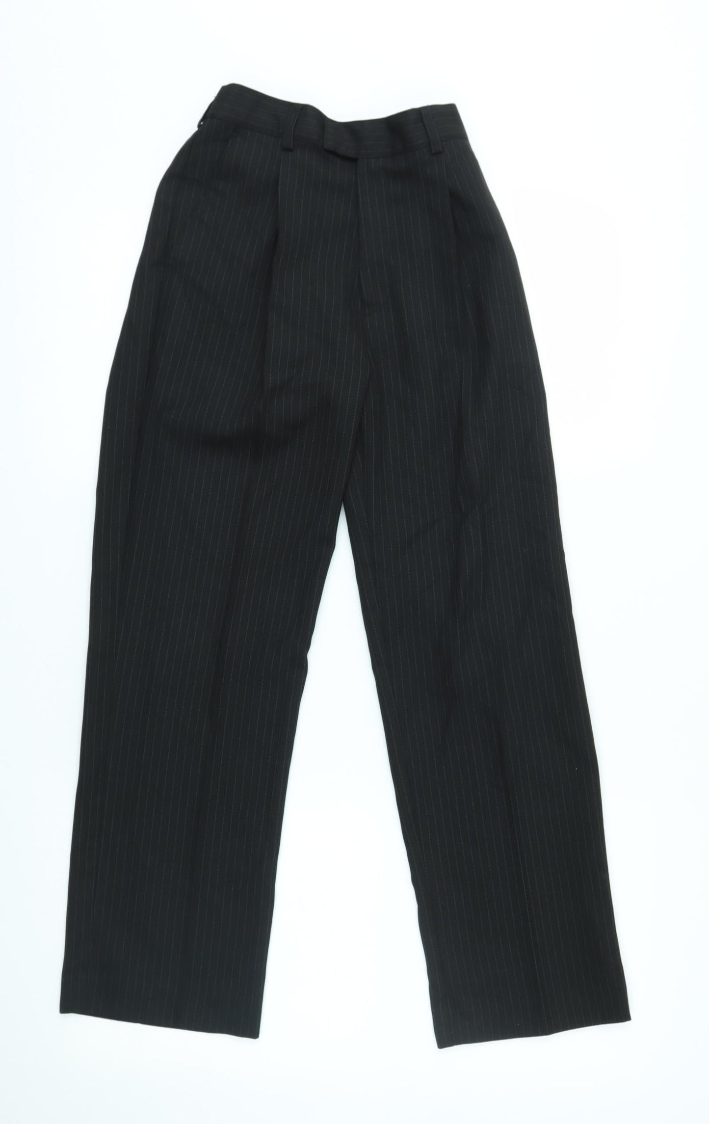 Flipback Boys Black   Chino Trousers Size 11 Years