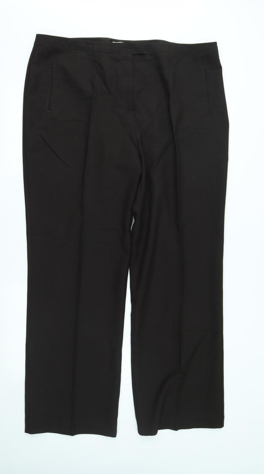 Canvas Womens Brown   Trousers  Size 22 L31 in