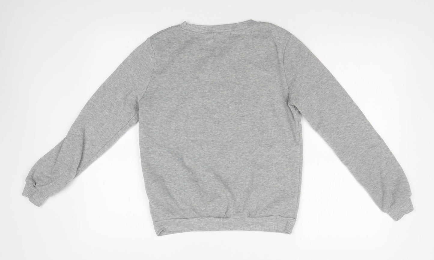 OU CHUN LIANG DIAN Girls Grey   Pullover Sweatshirt Size M