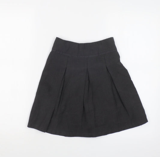 LILY & DAN Girls Grey   Pleated Skirt Size 8-9 Years