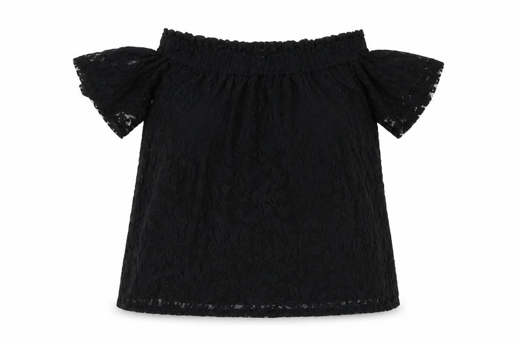 Atmosphere Womens Black Floral  Basic T-Shirt Size 6
