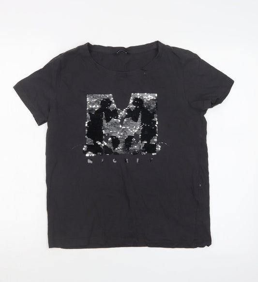 House Girls Black   Basic T-Shirt Size S