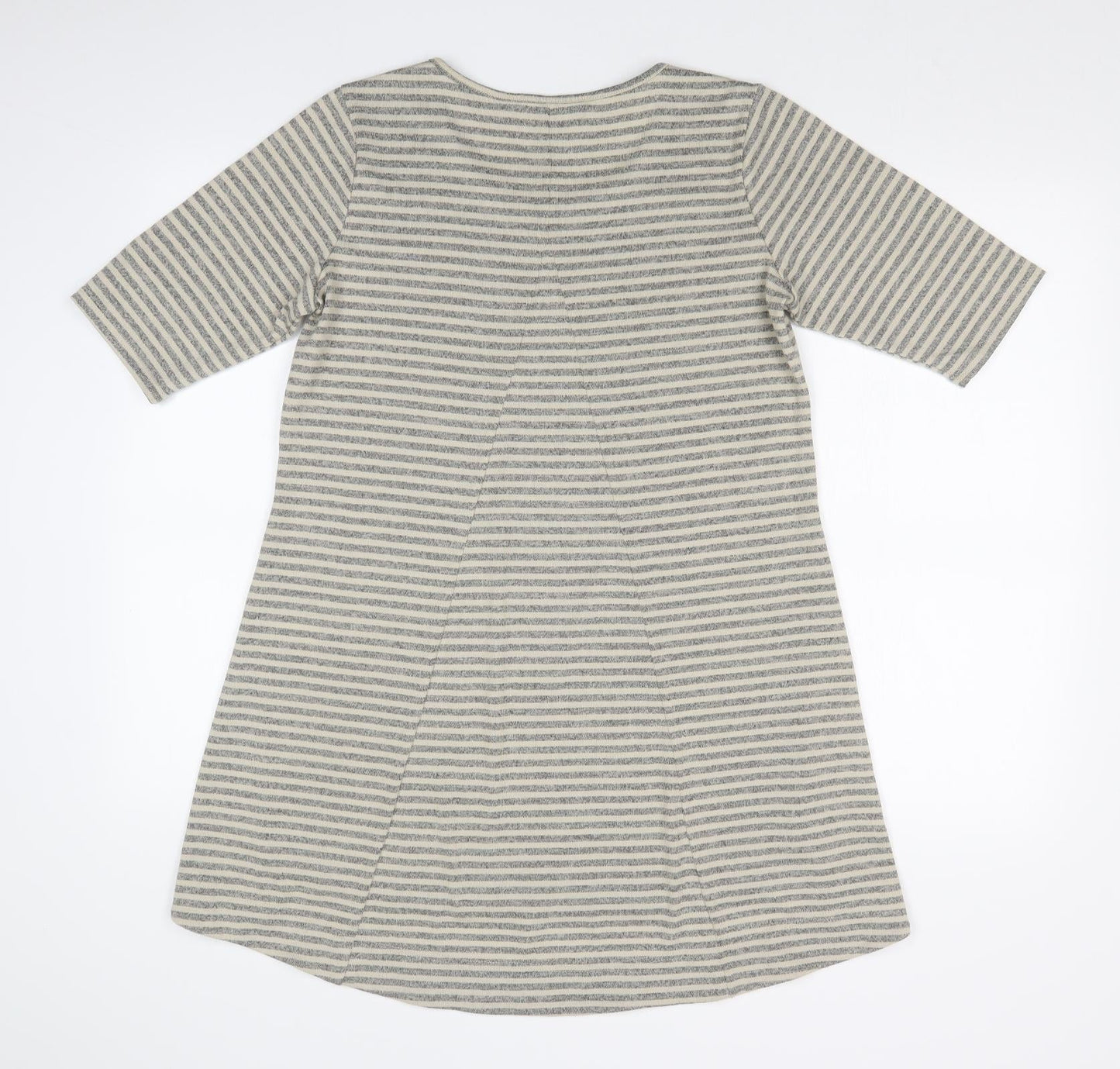 LISA RINNA  Womens Multicoloured Striped  Basic T-Shirt Size XS