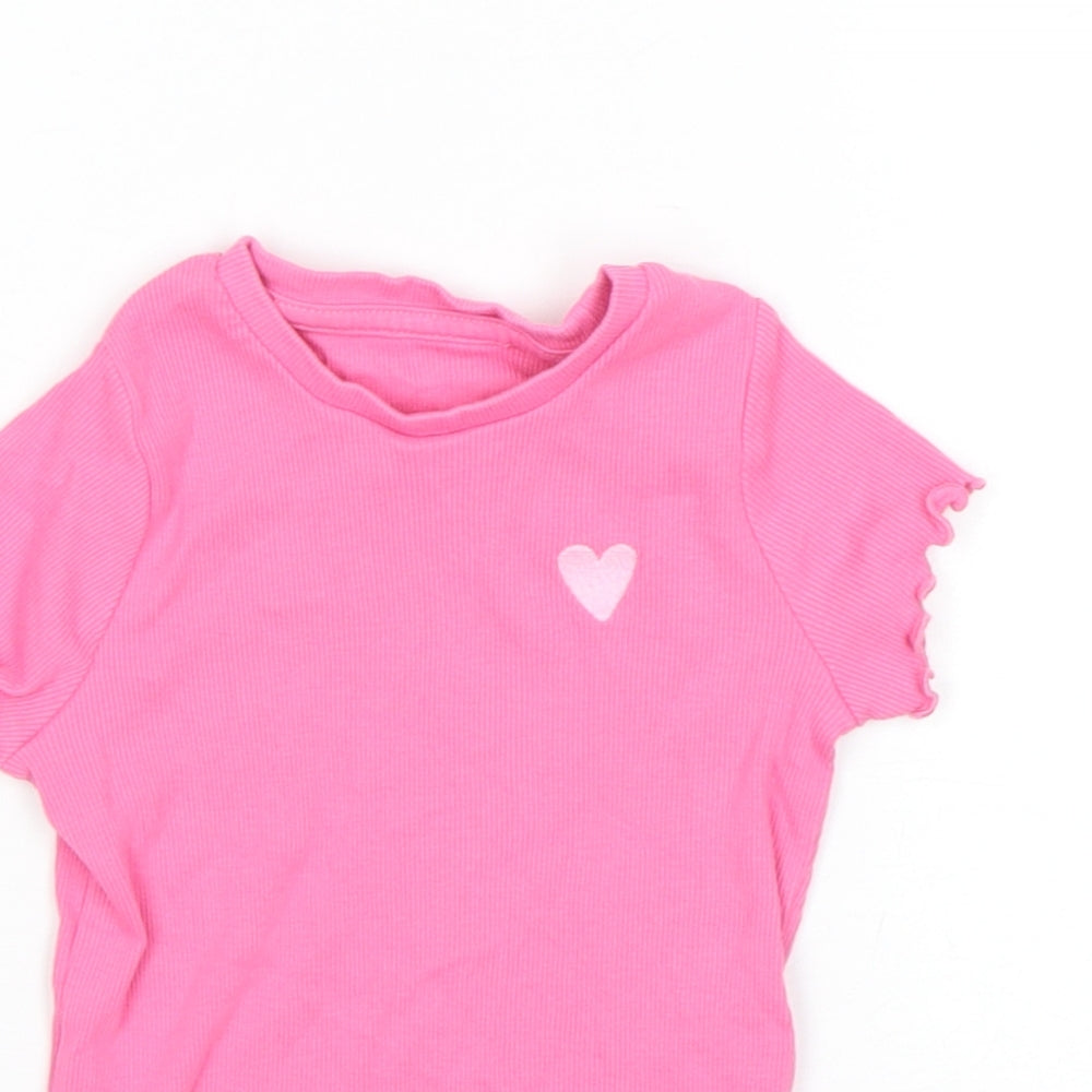 George Girls Pink   Pullover Jumper Size 18-24 Months