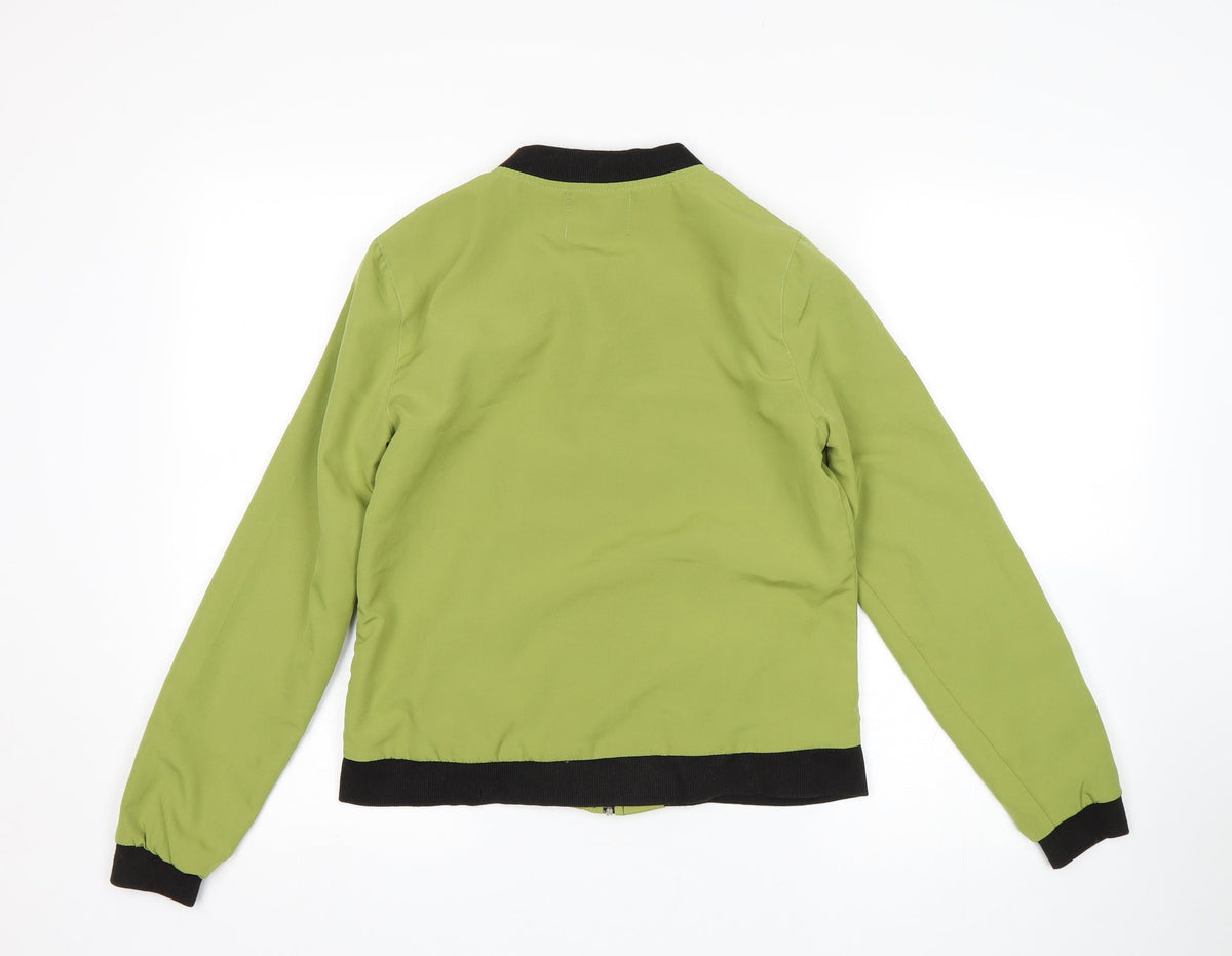 RESERVED Womens Green   Bomber Jacket Jacket Size 8