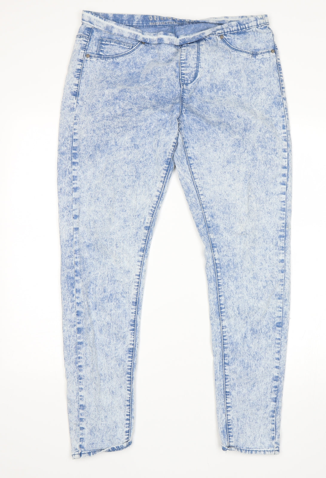 Preworn Womens Blue   Jegging Jeans Size 14 L29 in