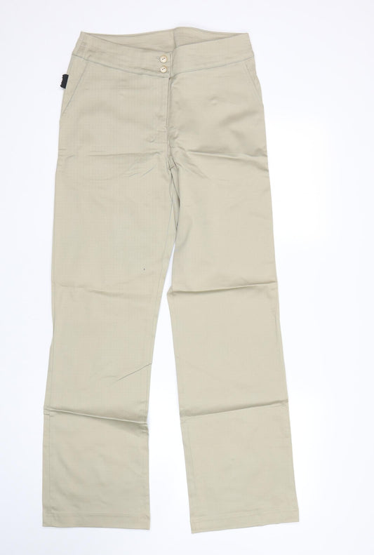 Moose Golf Clothing Womens Beige   Chino Trousers Size 10 L32 in
