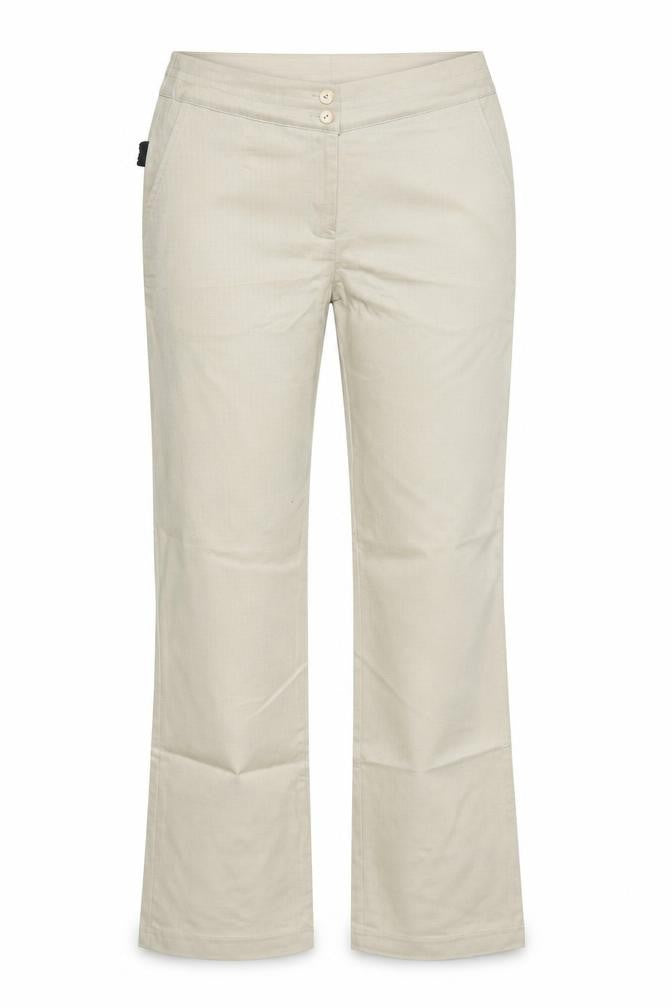 Moose Golf Clothing Womens Beige   Chino Trousers Size 10 L32 in