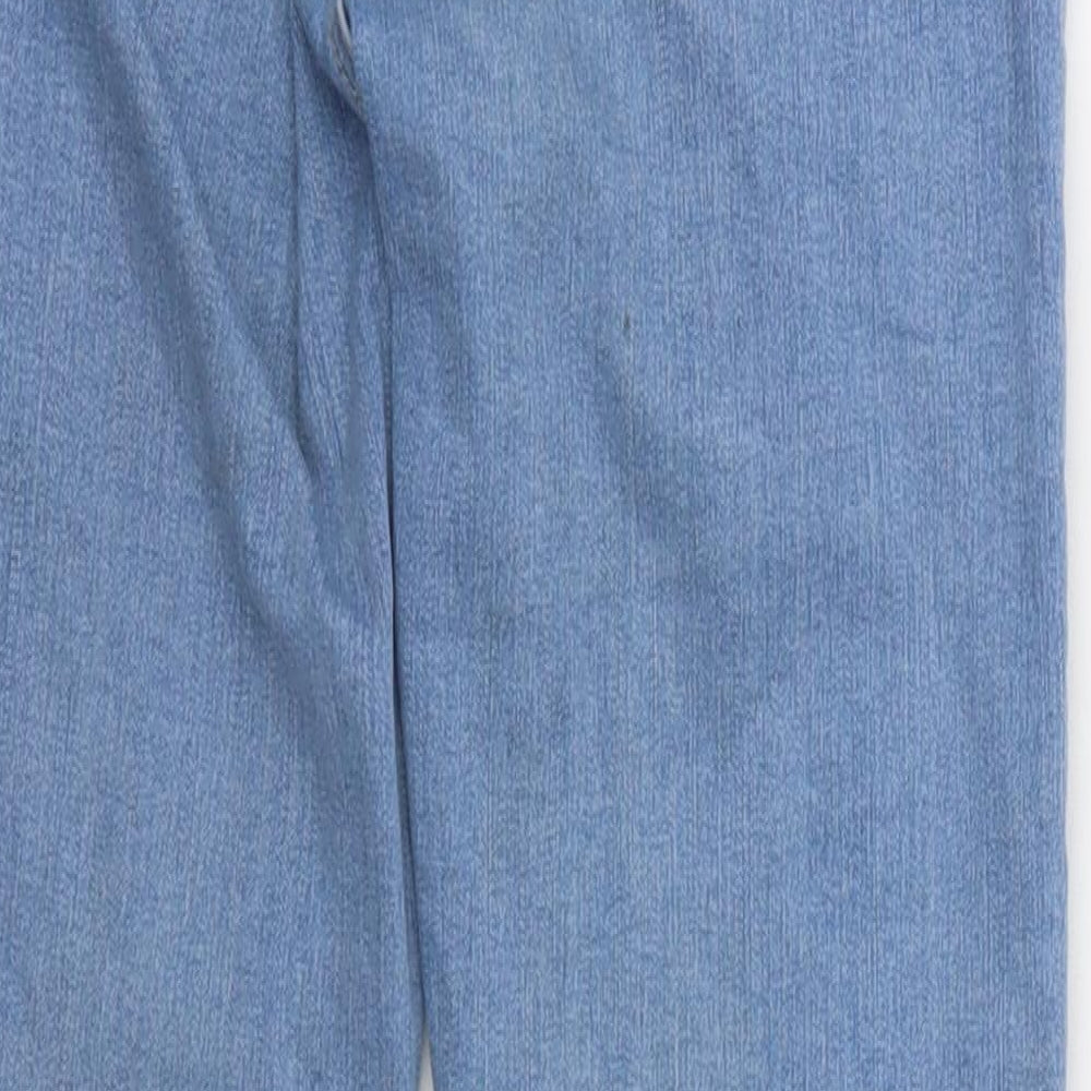 Topshop Womens Beige   Straight Jeans Size 25 in L25 in