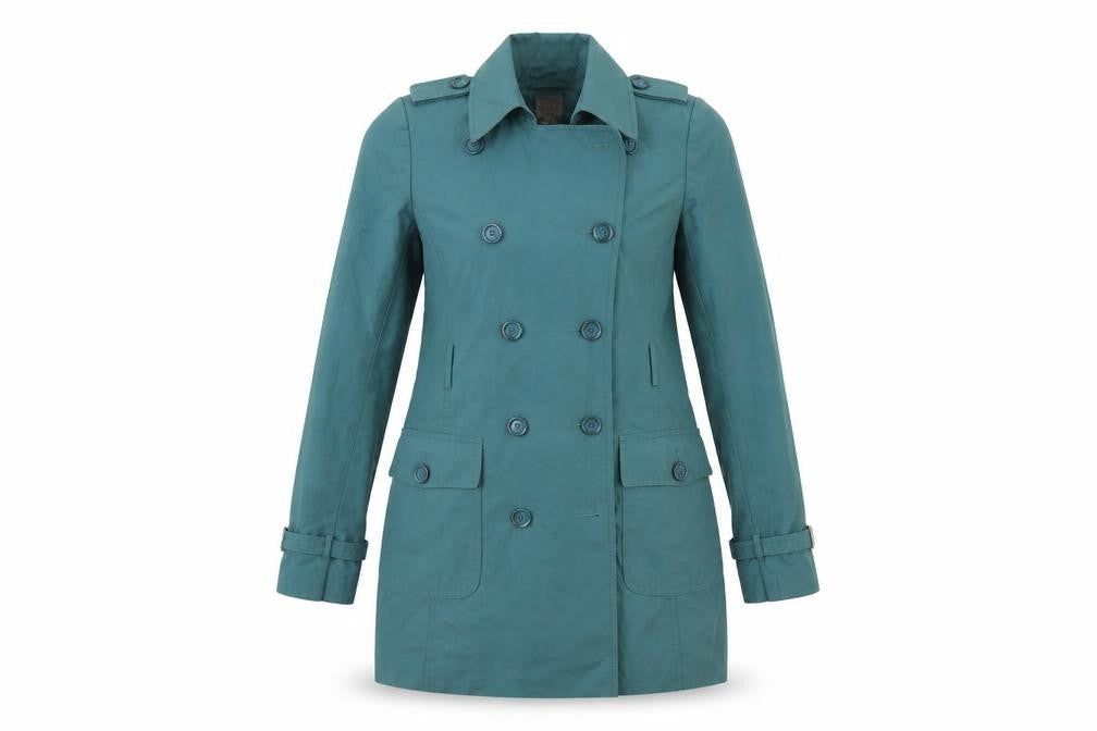 TU Womens Grey   Overcoat Coat Size 10