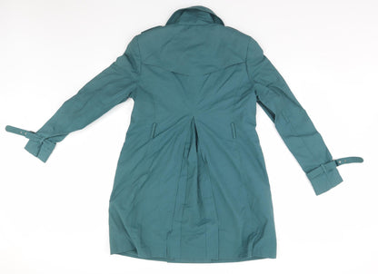 Tu Womens Grey   Overcoat Coat Size 10