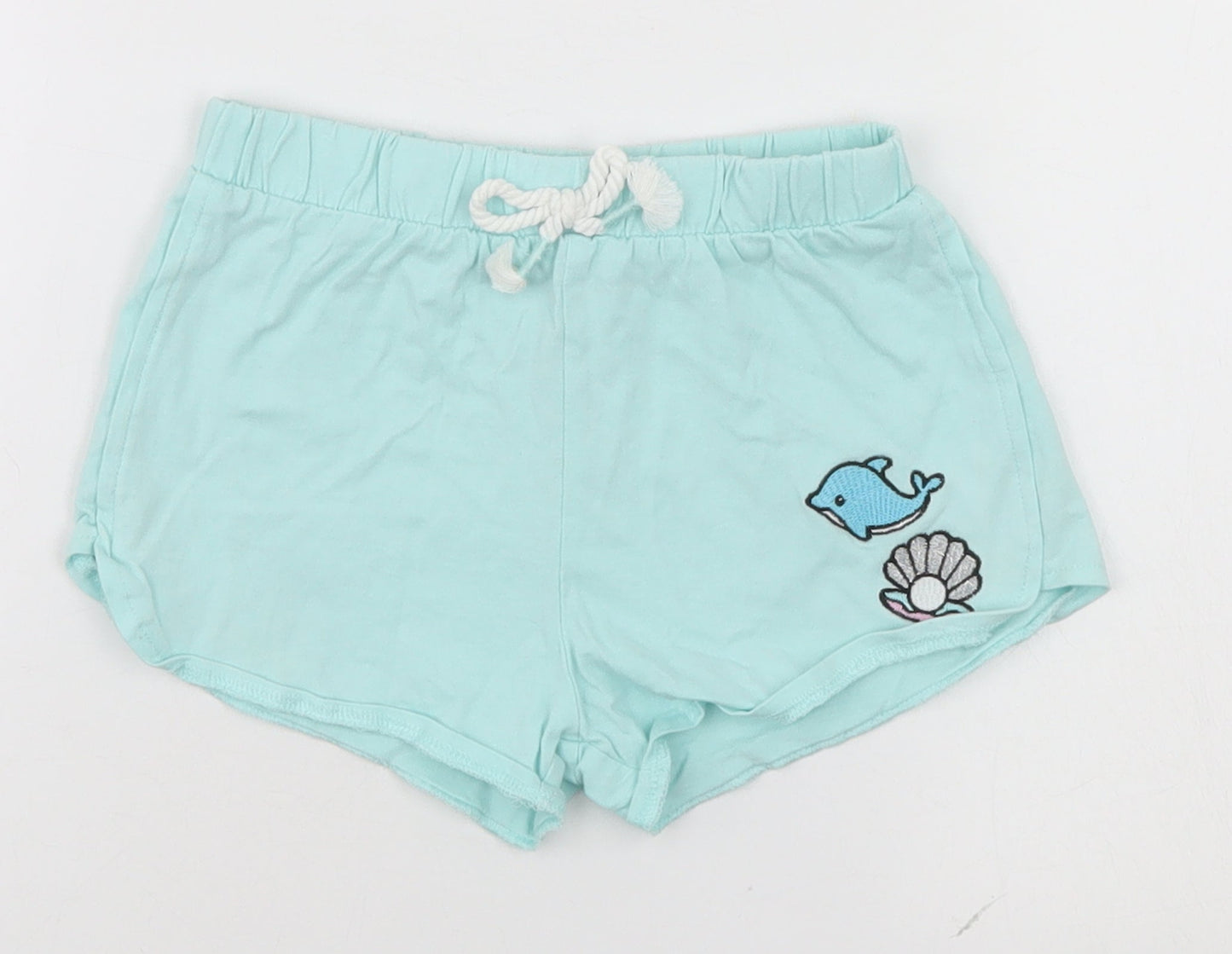 TU Boys Green   Sweat Shorts Size 6 Years - Dolphin