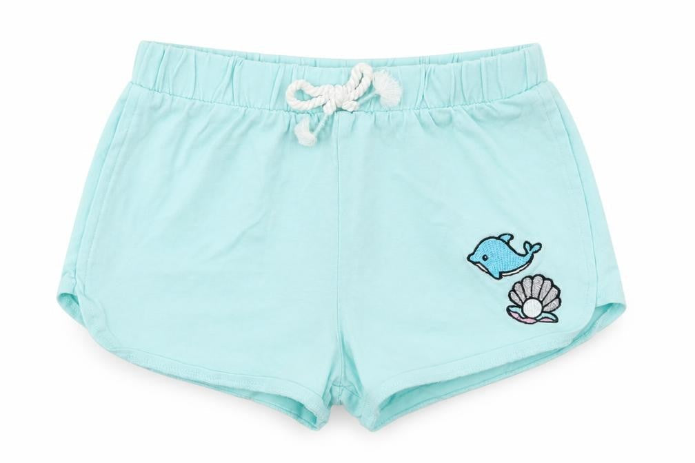 TU Boys Green   Sweat Shorts Size 6 Years - Dolphin