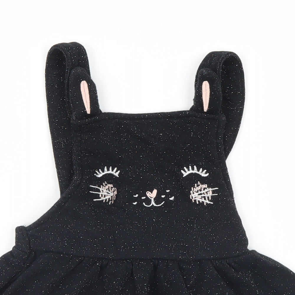 Preworn Girls Black   A-Line    - Bunny