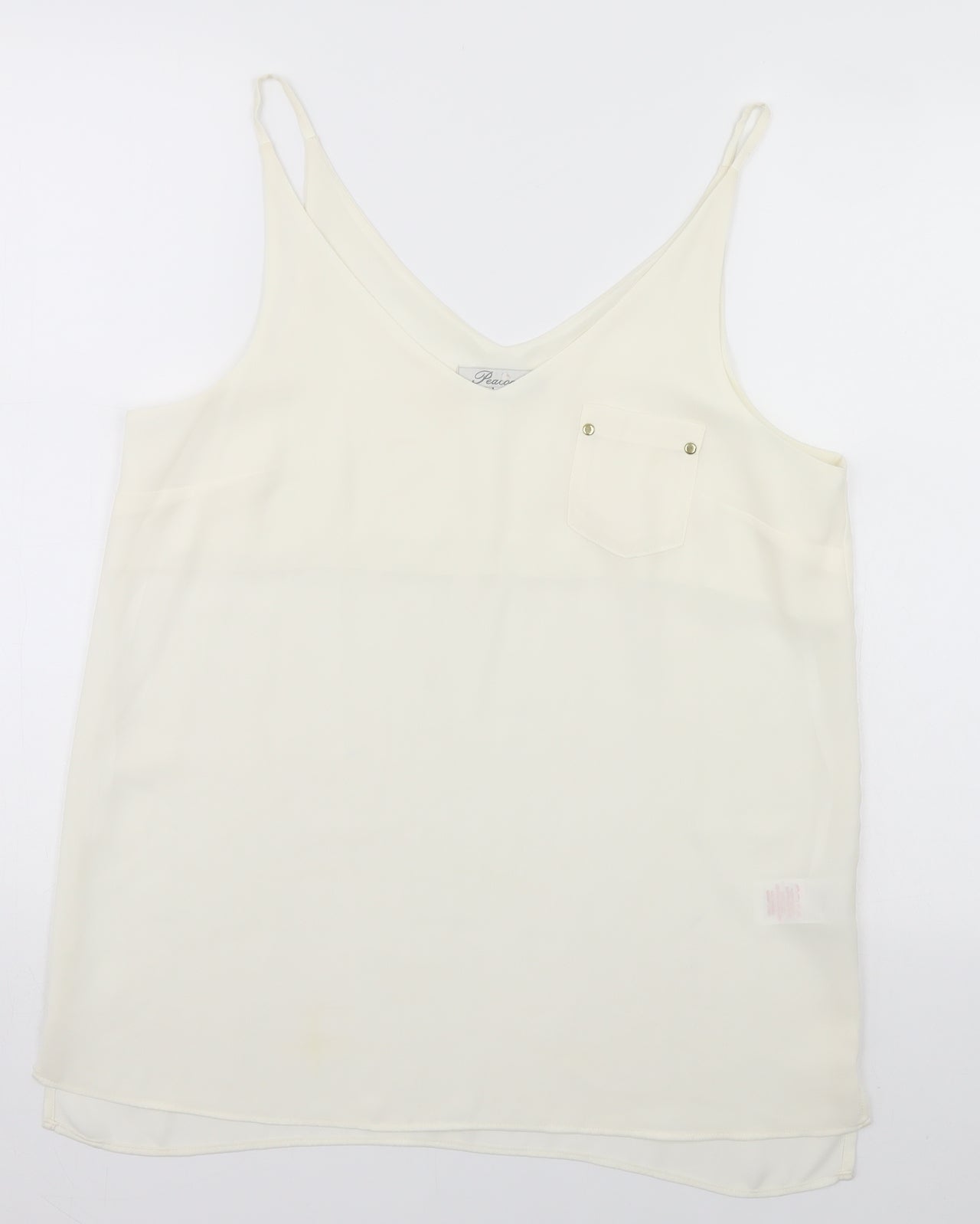 Peacocks Womens Ivory   Basic Blouse Size 12