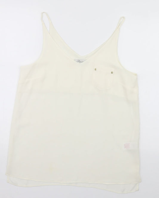 Peacocks Womens Ivory   Basic Blouse Size 12
