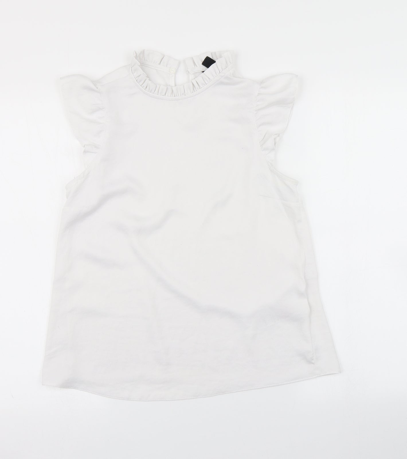Newlook Womens White   Basic Blouse Size 6