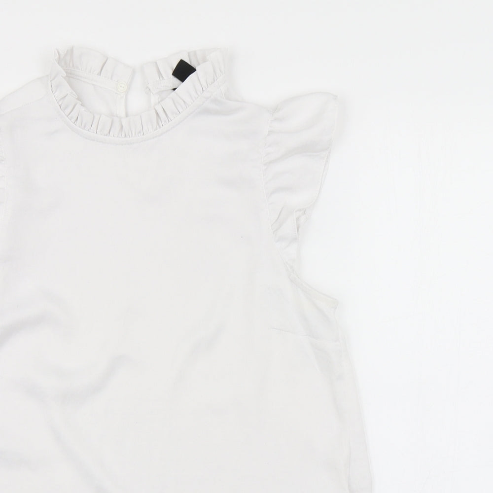 Newlook Womens White   Basic Blouse Size 6