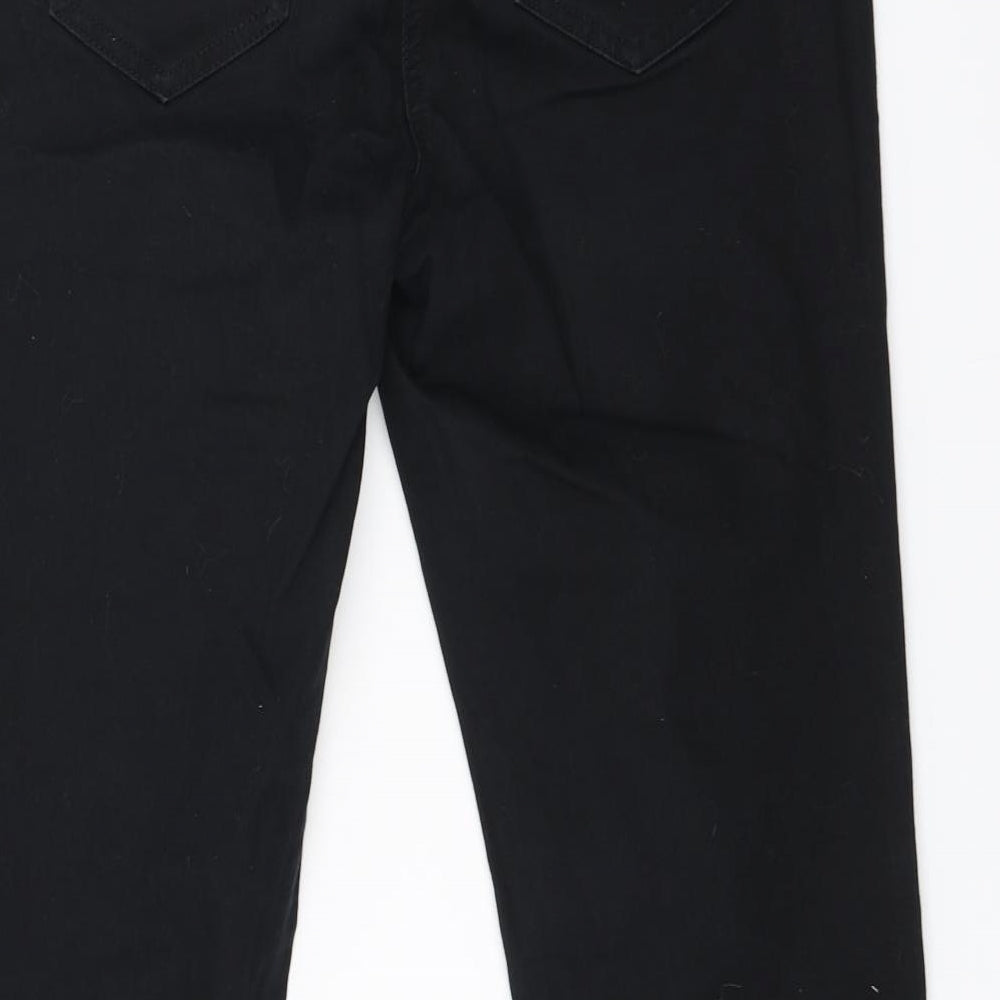 NEXT Womens Black   Straight Jeans Size 4 L29 in