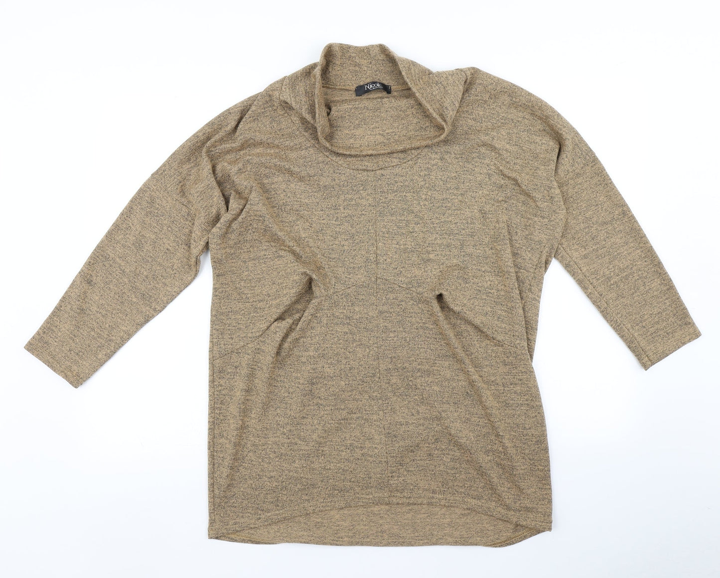 Nicole Collection Womens Brown   Pullover Jumper Size M