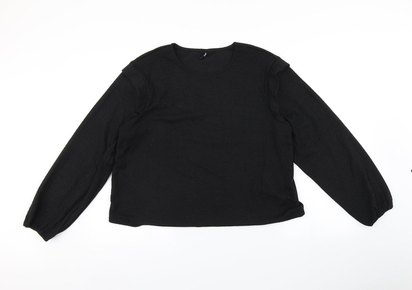 Only Womens Black   Basic Blouse Size XL