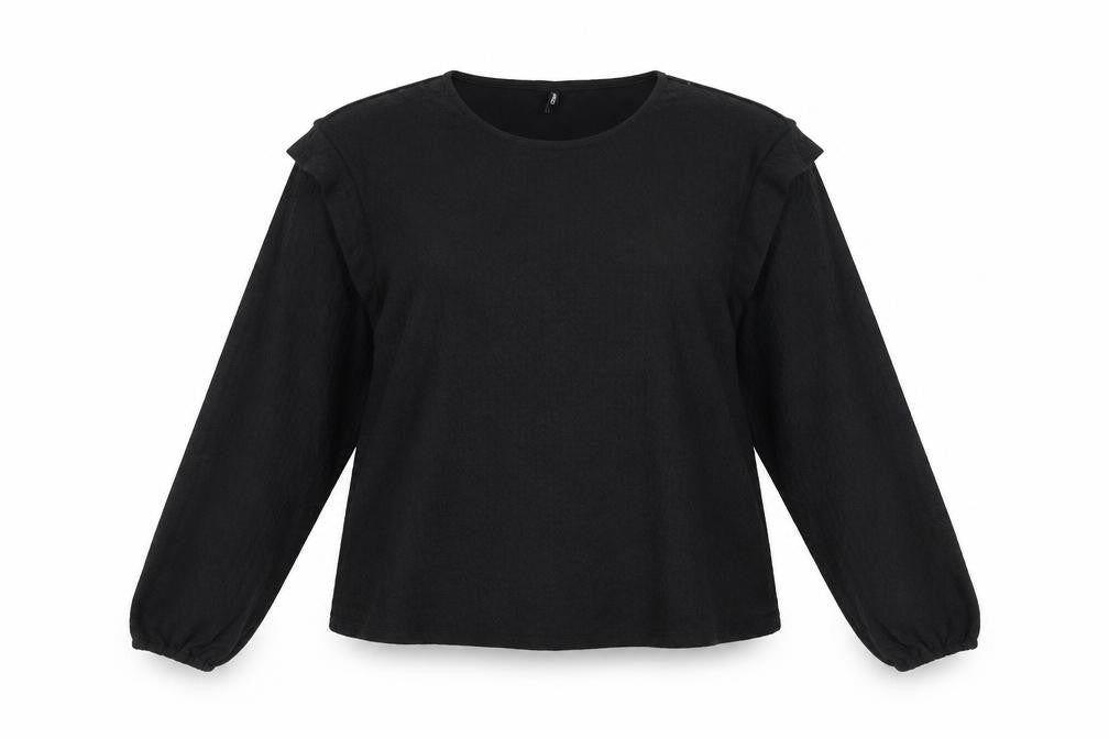 Only Womens Black   Basic Blouse Size XL