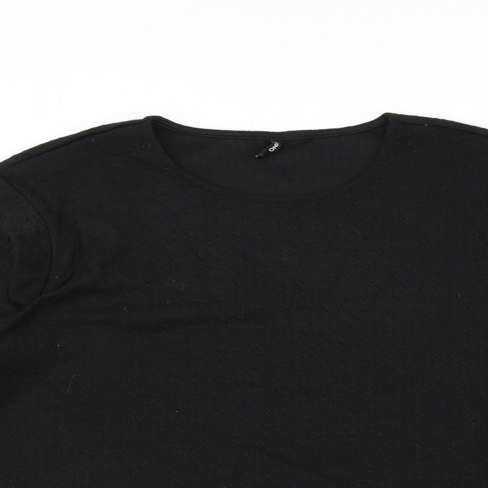 Only Womens Black   Basic Blouse Size XL