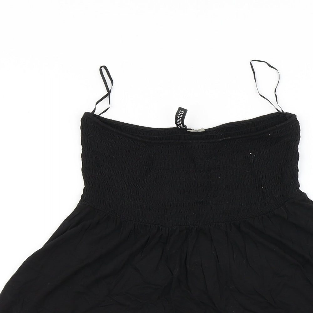 H&M Womens Black   Basic T-Shirt Size 12