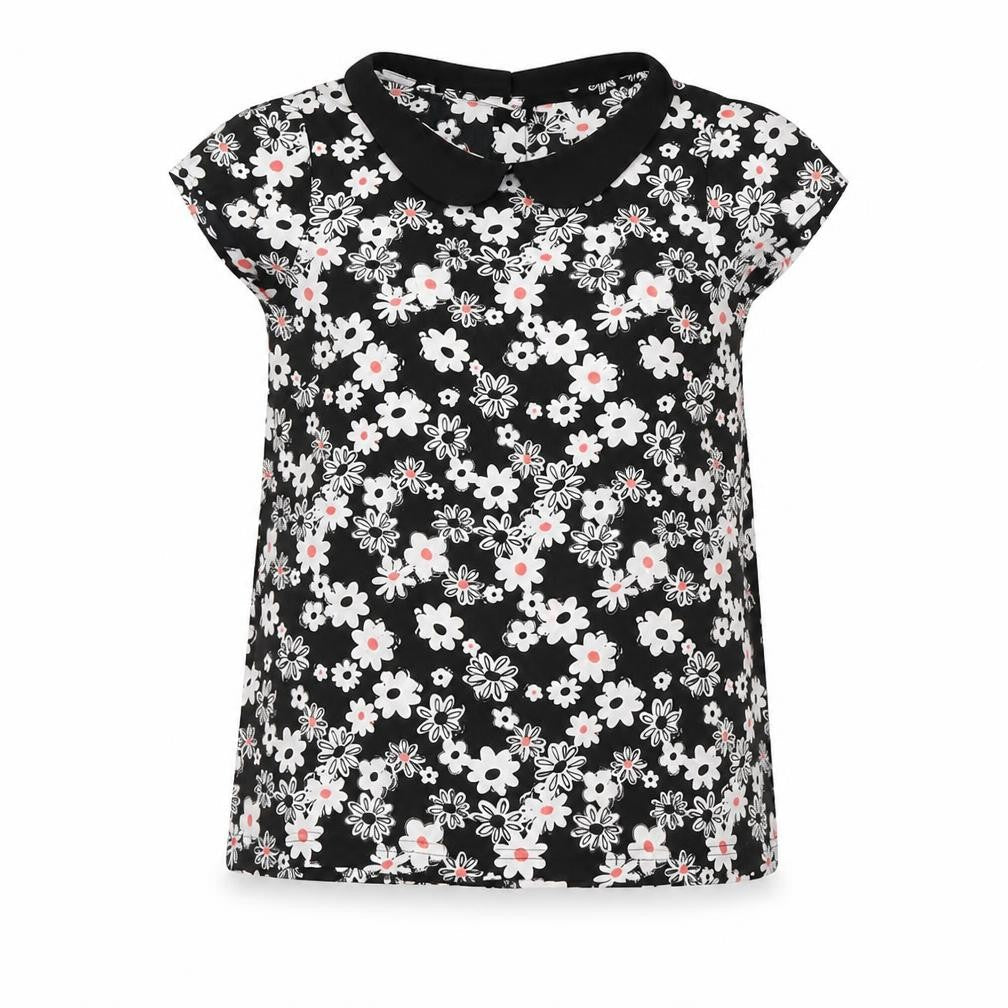 Marks & Spencer Girls Multicoloured Floral  Basic T-Shirt Size 10-11 Years