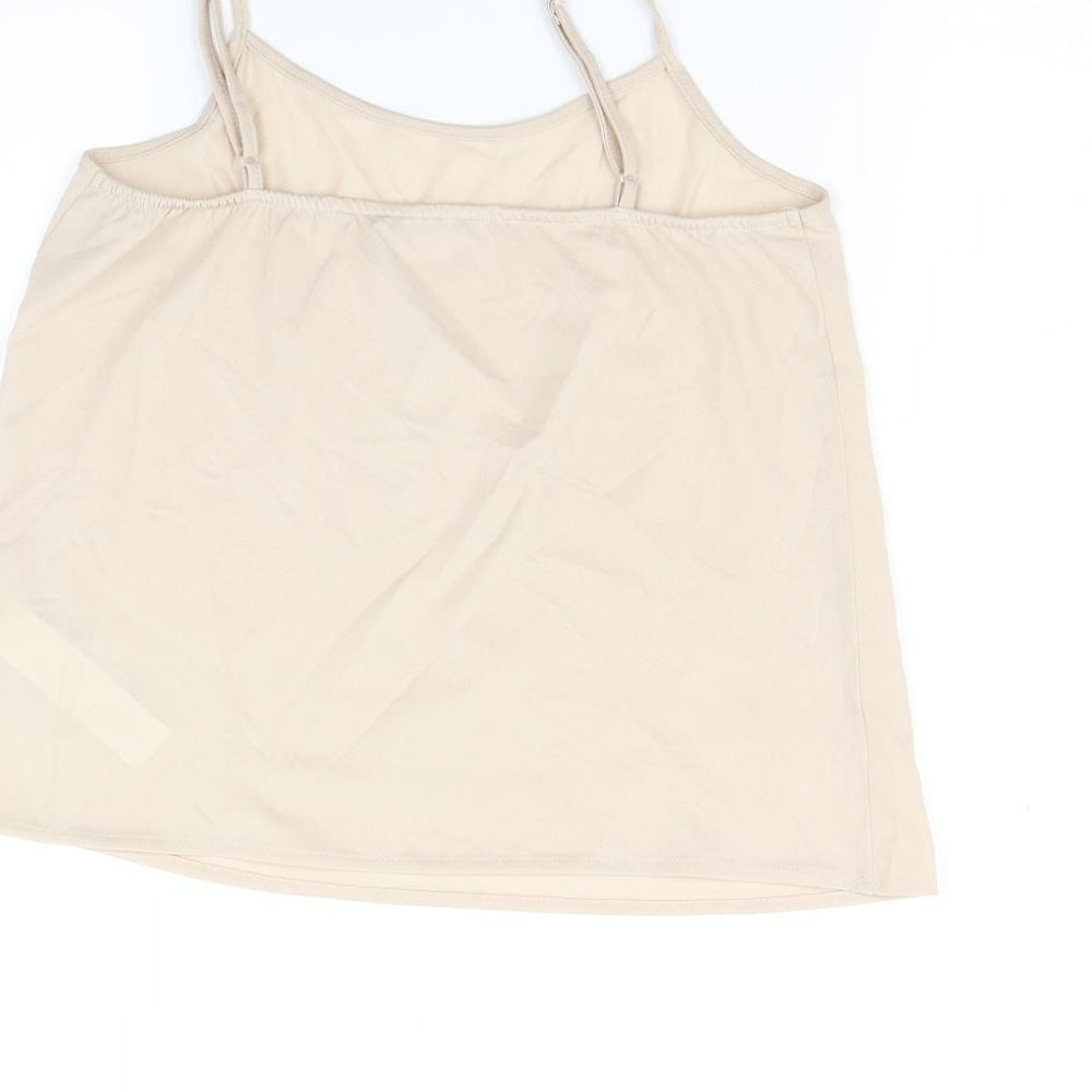 Marks and Spencer Girls Beige   Camisole T-Shirt Size 11-12 Years