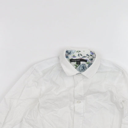 Marks & Spencer Girls White   Basic Button-Up Size 2-3 Years