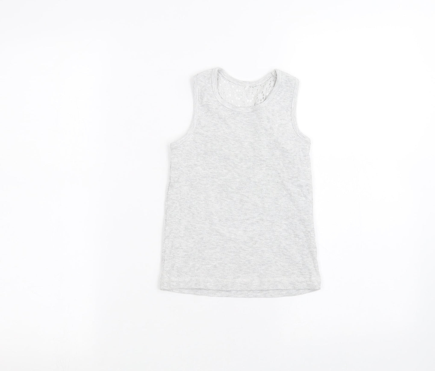 George Girls Grey   Basic Tank Size 5-6 Years