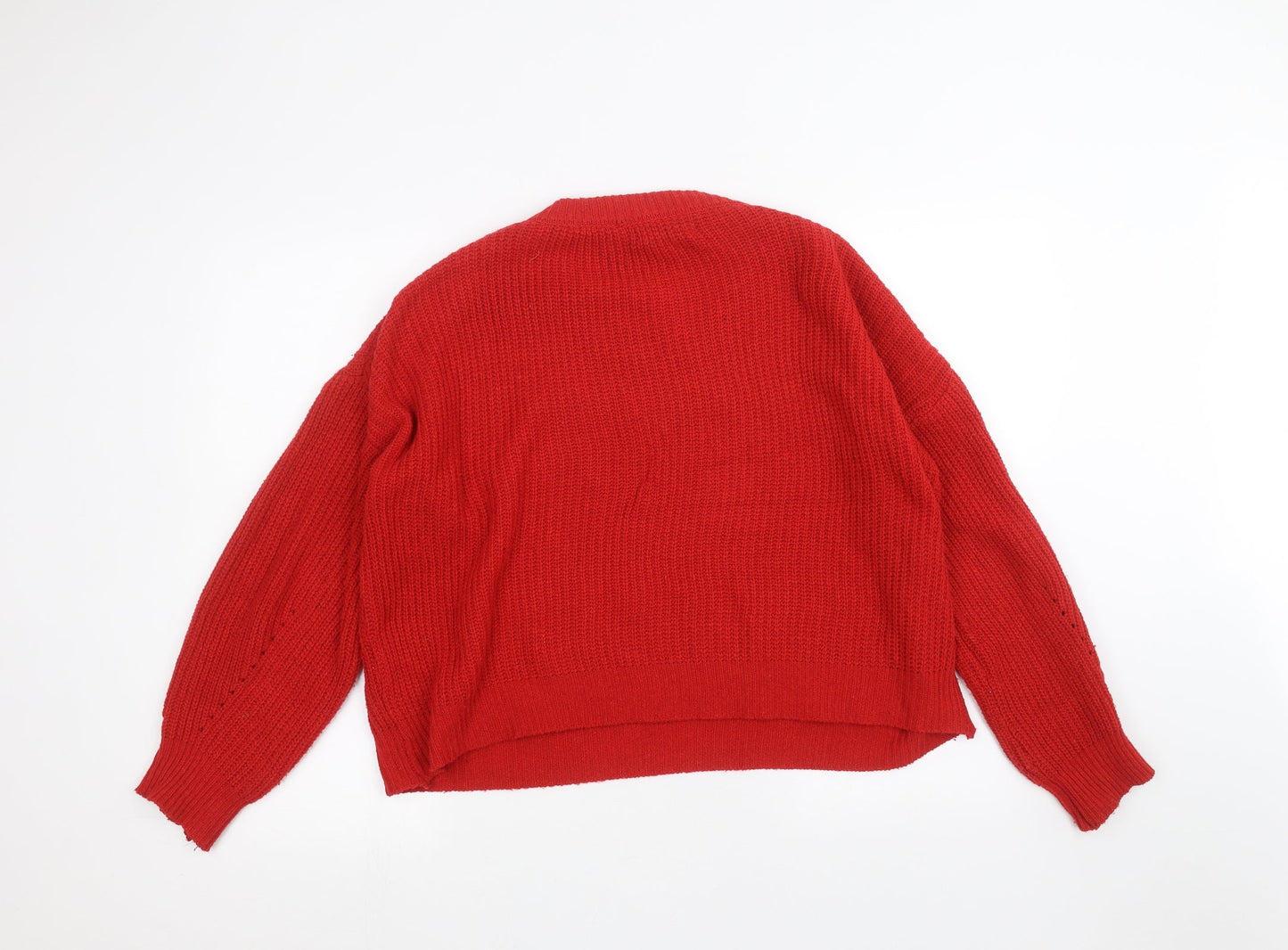 yehwang Womens Red   Pullover Jumper Size M