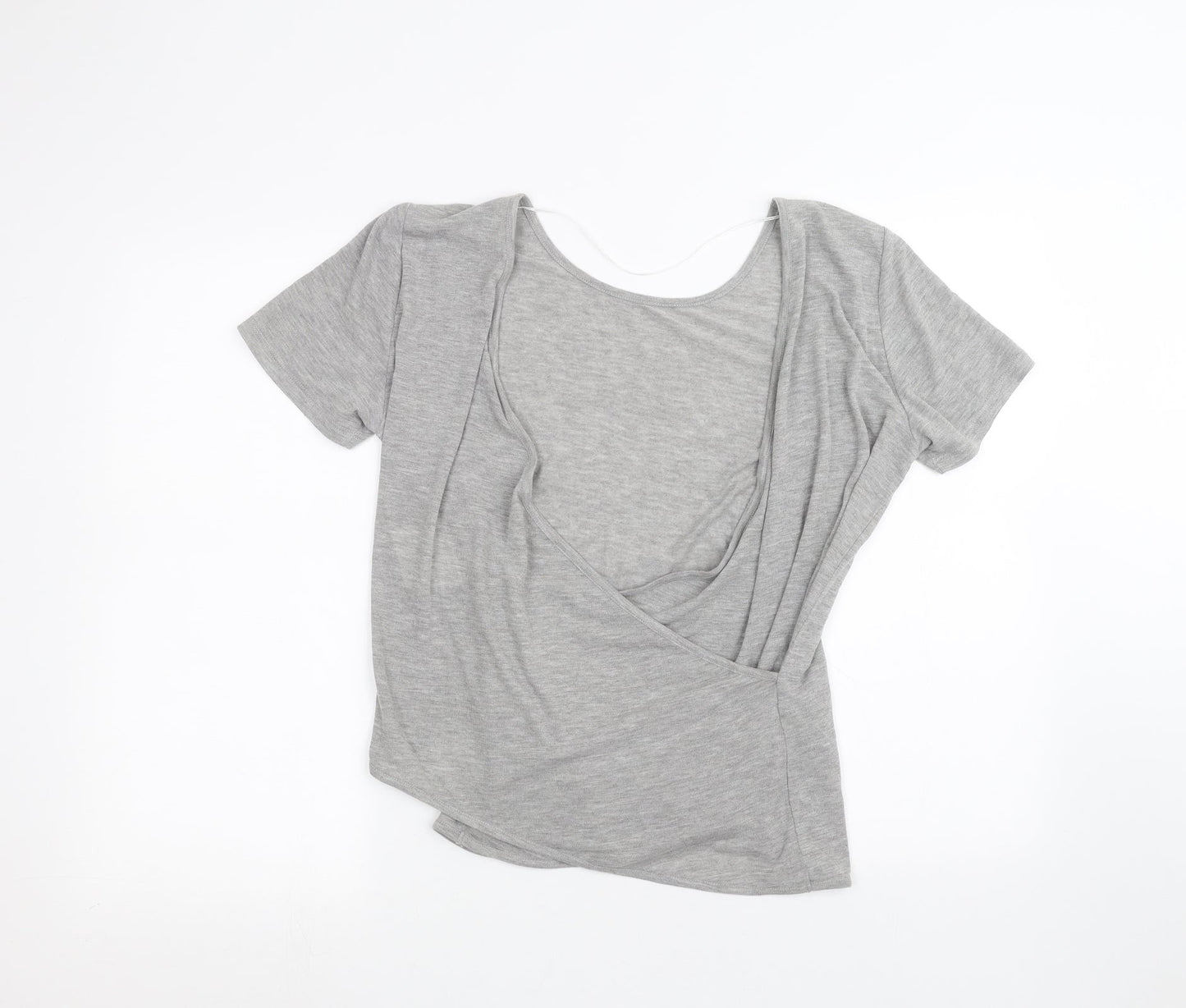 Villa Womens Grey   Basic T-Shirt Size L