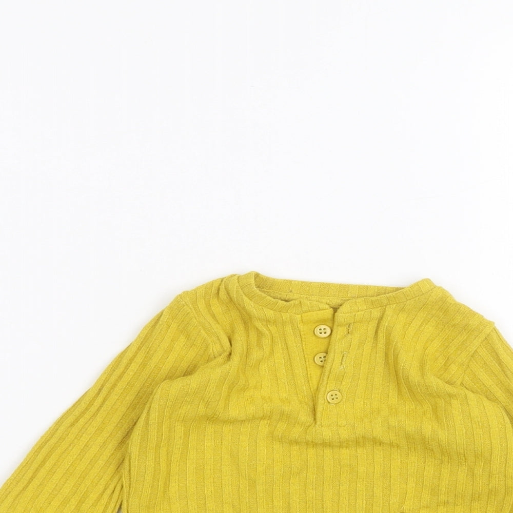 NEXT Baby Yellow   Pullover Jumper Size 6-9 Months