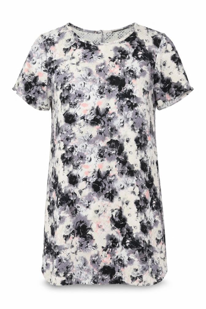 George Womens Blue Floral  Pullover Jumper Size 14