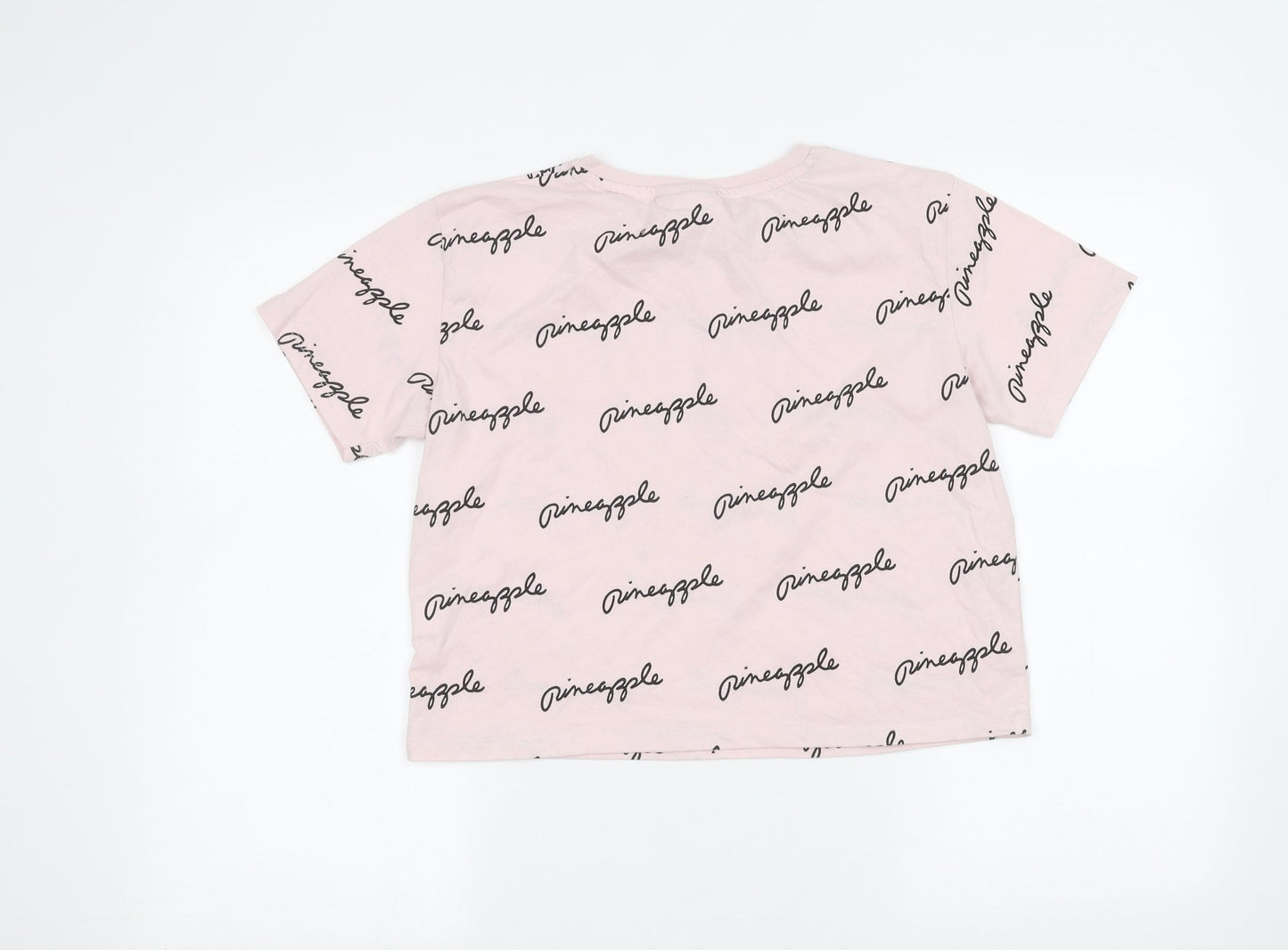Pineapple Girls Pink   Basic T-Shirt Size 14-15 Years