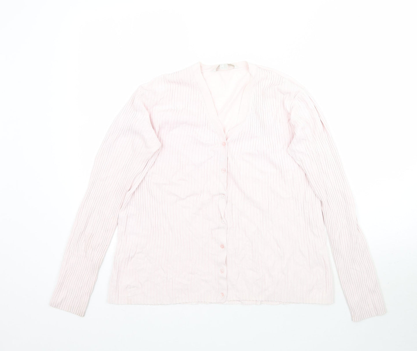 TCM Womens Pink  Knit Cardigan Jumper Size 18