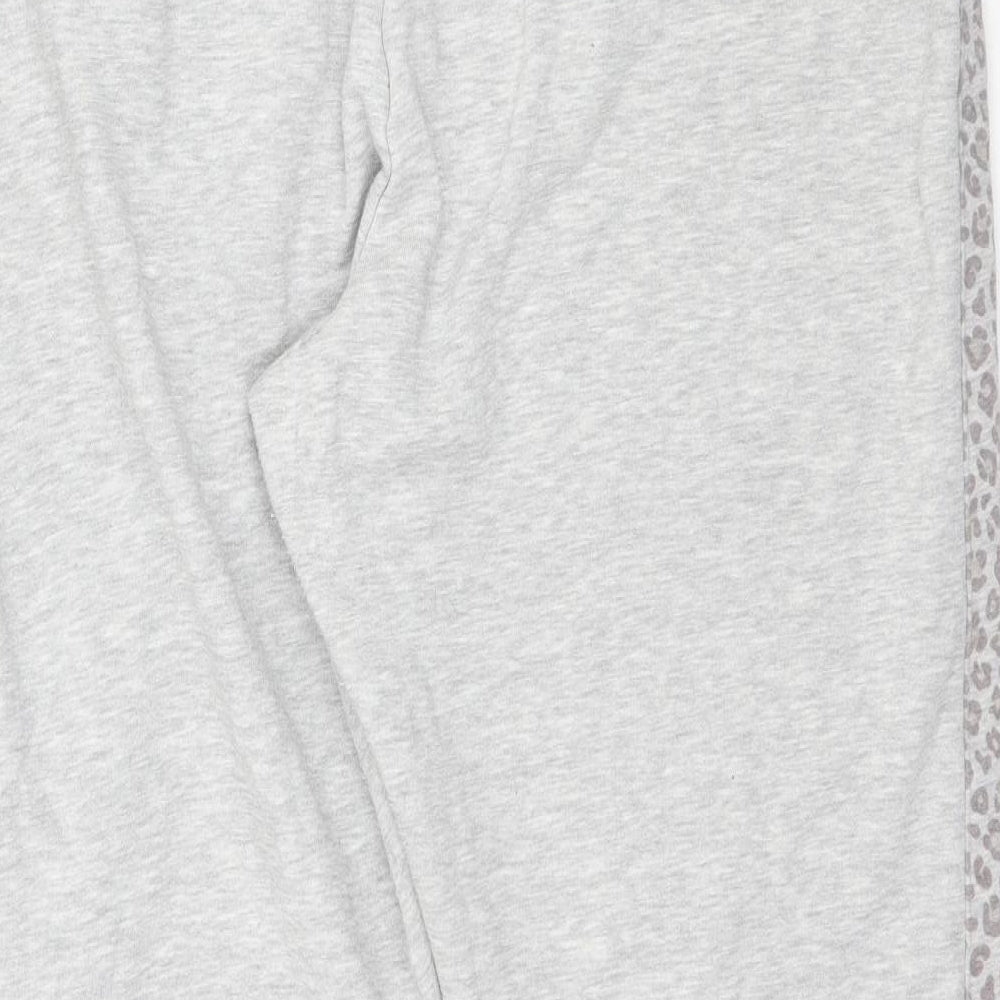 Matalan Womens Grey   Trousers  Size 16 L28 in - Animal Print Detail