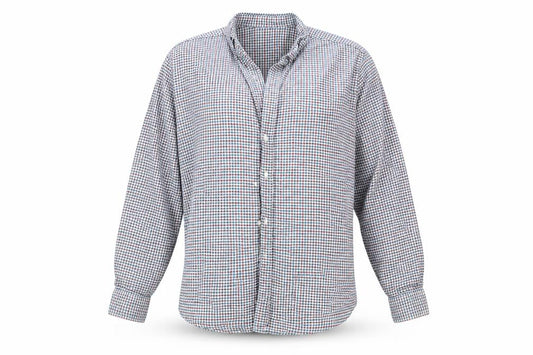 Tu Mens Multicoloured Check   Button-Up Size L