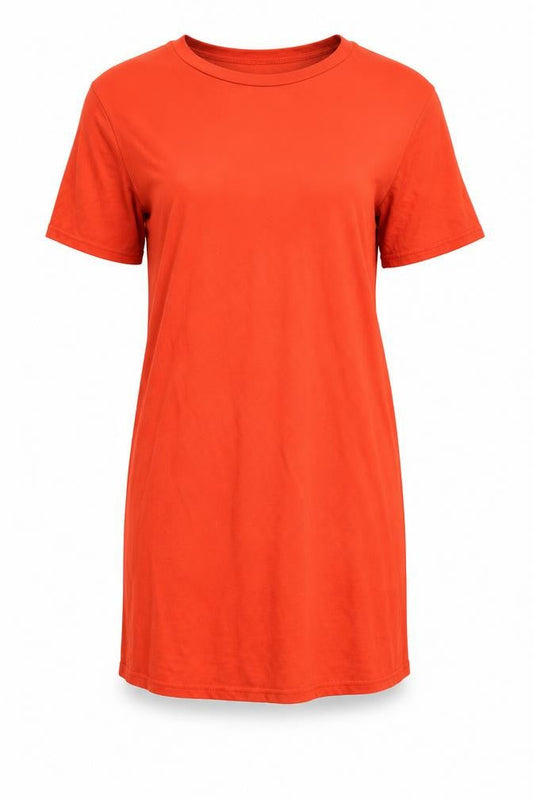 Womens Orange   T-Shirt Dress  Size 4