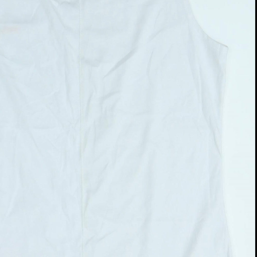 LA Gear Womens White   Basic Tank Size 20