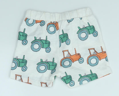 Marks & Spencer Baby Multicoloured   Cropped Trousers Size 3-6 Months